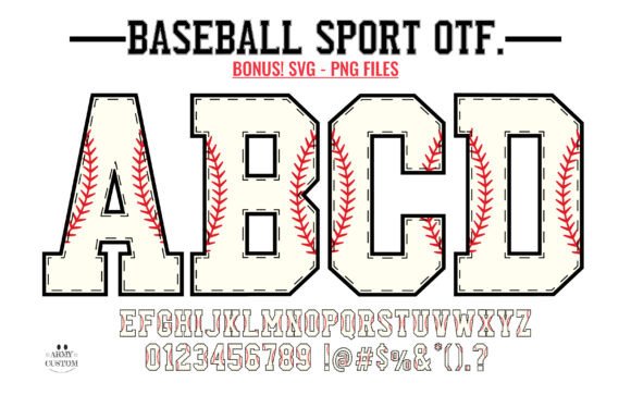 Baseball Army: A Playful Font for Digital Design