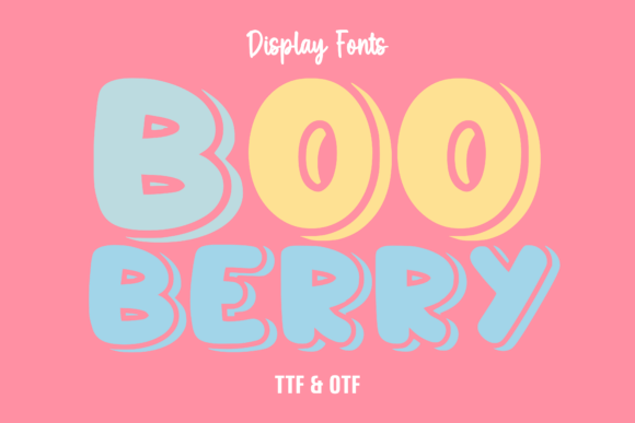 Boo Berry: A Modern Display Font for Web Projects