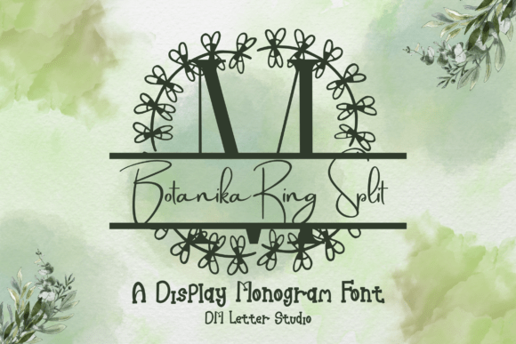 Botanika Ring Split Monogram: A Design Asset for Campaign Creativity