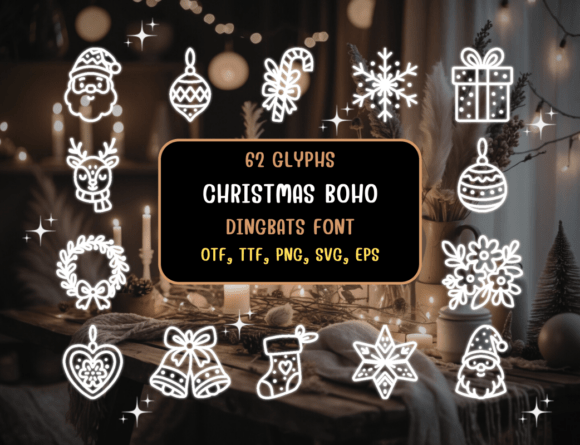 Christmas Boho: A Font That Adds Warmth and Personality to Digital Design