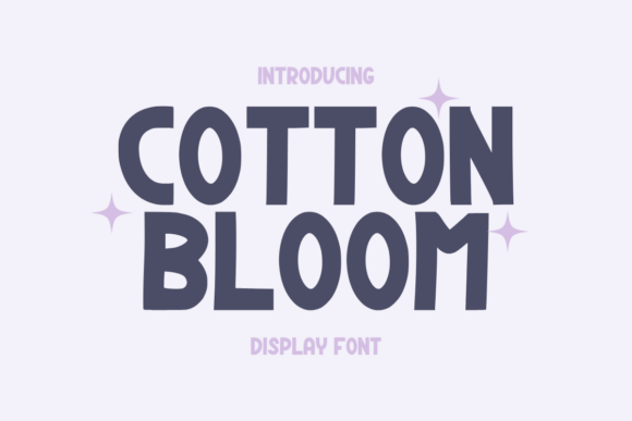 Cotton Bloom: A Display Font for Editorial Design