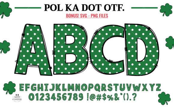 Dot Shamrock: A Festive Font for Dynamic Digital Campaigns