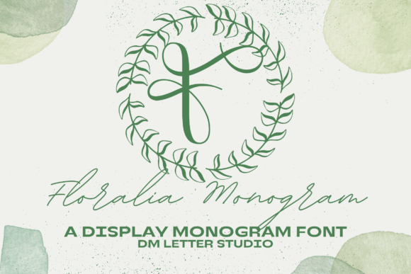 Floralia Monogram: A Serif Font for Elegant Web Design