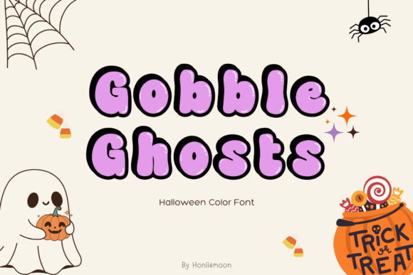 Gobble Ghosts: A Halloween Font for Creative Crafters