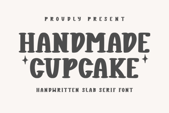 Handmade Cupcake: A Font That Speaks to the Heart of Design