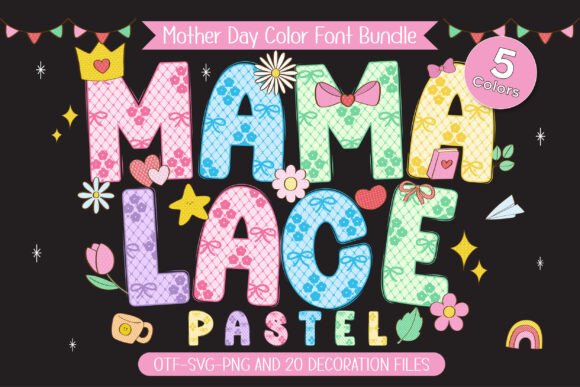 Mama Lace Pastel: A Soft Touch for Branding