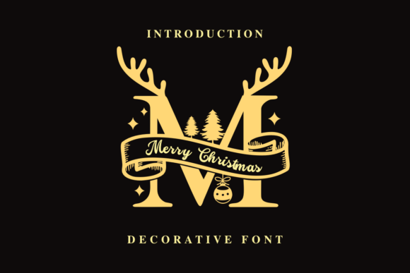 Monogram Christmas: A Font That Brings Holiday Magic to Every Project