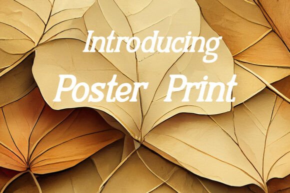 Poster Print: A Versatile Sans Serif for Editorial Design
