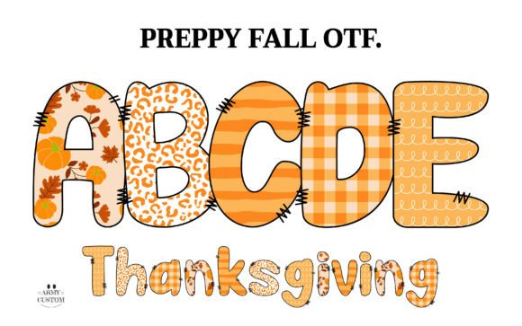 Preppy Fall Thanksgiving: The Font That Elevates Your Brand