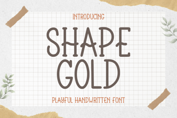 Shape Gold: A Serene Slab Serif for Editorial Design