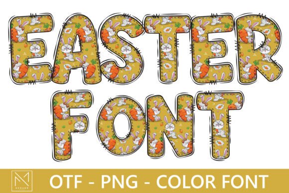 Spring Bunny Alphabet: A Delightful Addition to Editorial Design