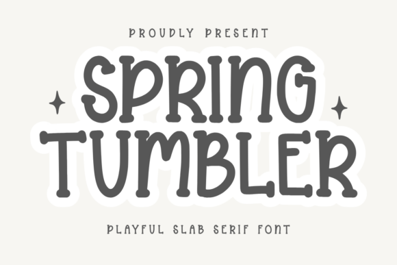 Spring Tumbler: A Font That Elevates Your Digital Brand