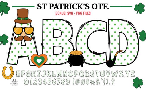 St. Patrick’s Day Dot: A Festive Font for Creative Makers
