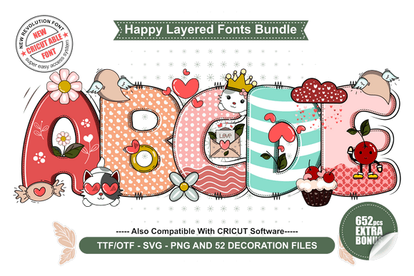 Valentine s Lovely Heart Bundle: A Font for Love and Design