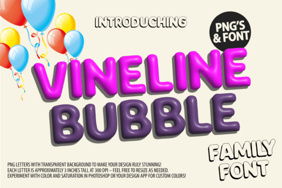 Vineline Bubble A: A Font for Editorial Expression